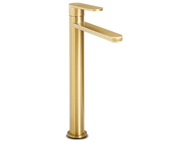 Tall Basin Mixer Tap COLHUE Brass Gold