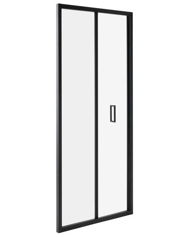 Porte de douche pliante NELTUME 80 x 190 cm Noir