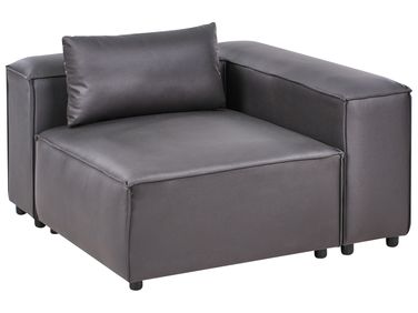 Module d'angle BRANDE Tissu Noir Symétrique