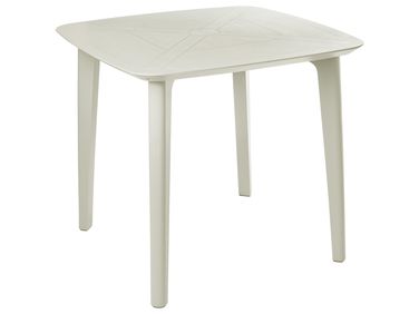 Garden Dining Table SORICO 86 cm 86 cm Light Beige