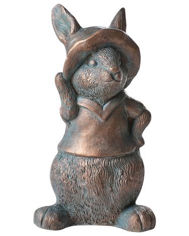 Statue de jardin KONAKRY Lapin Marron