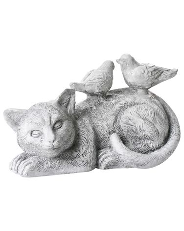 Statue de jardin KALELA Chat Gris